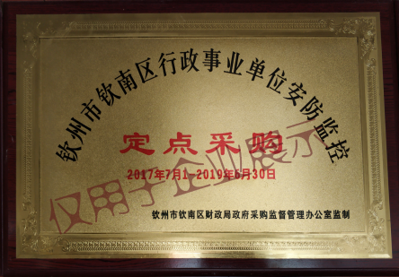 钦南区行政事业单位安防监控